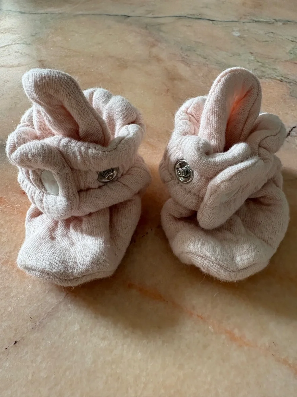 Burt’s Bees Organic Cotton Baby Girl Pink Booties